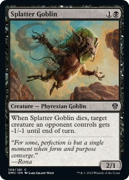Image for Splatter Goblin (109) [Dominaria United]