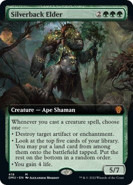 Image for Silverback Elder (Extended Art) (418) [Dominaria United]