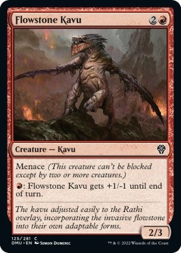 Image for Flowstone Kavu (125) [Dominaria United]