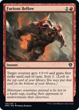 Image for Furious Bellow (126) [Dominaria United]