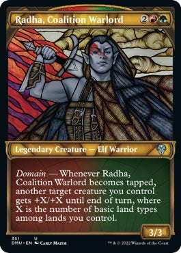 Image for Radha, Coalition Warlord (Textured Foil) (351) [Dominaria United]