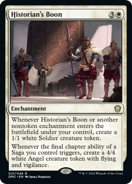 Image for Historian's Boon (21) [Commander: Dominaria United]