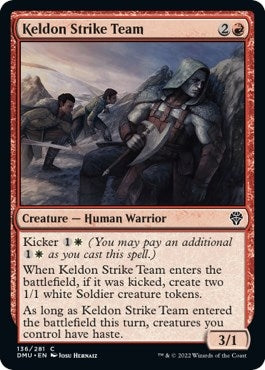 Image for Keldon Strike Team (136) [Dominaria United]