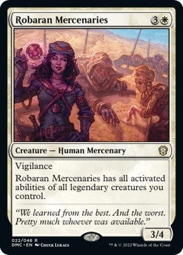 Image for Robaran Mercenaries (22) [Commander: Dominaria United]