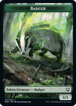 Image for Badger Token (15) [Commander: Dominaria United]