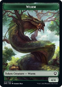 Image for Wurm Token (19) [Commander: Dominaria United]