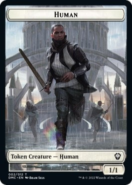 Image for Human // Snake Double-Sided Token (2 // 11) [Commander: Dominaria United]