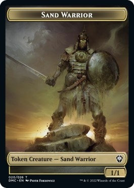 Image for Sand Warrior Token (20) [Commander: Dominaria United]