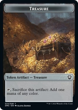 Image for Treasure Token (24) [Commander: Dominaria United]