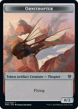Image for Ornithopter Token (22) [Dominaria United]