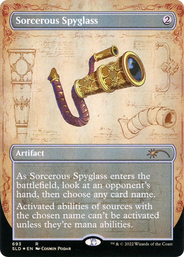 Image for Sorcerous Spyglass (Borderless) (693) [Secret Lair Drop Series]