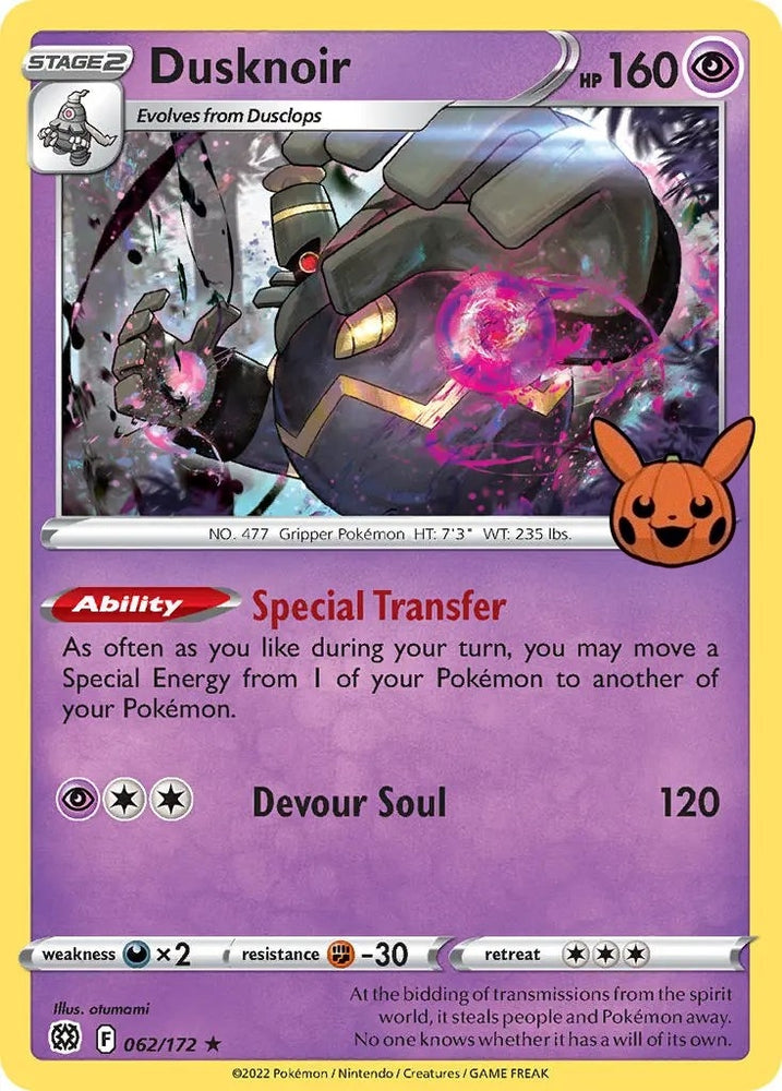 Image for Dusknoir (062/172) [Trick or Trade BOOster Bundle]