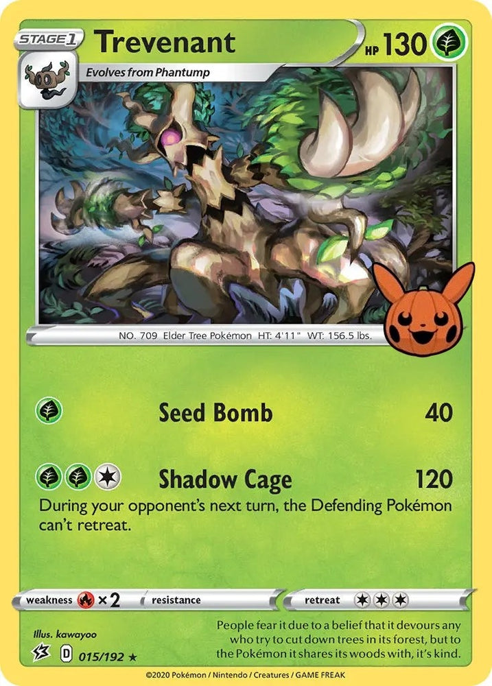Image for Trevenant (015/192) [Trick or Trade BOOster Bundle]