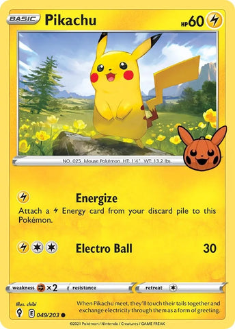 Image for Pikachu (049/203) [Trick or Trade BOOster Bundle]