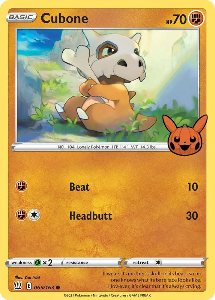 Image for Cubone (069/163) [Trick or Trade BOOster Bundle]