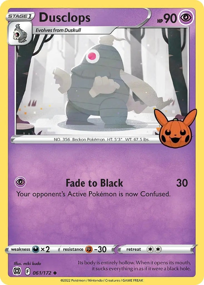 Image for Dusclops (061/172) [Trick or Trade BOOster Bundle]