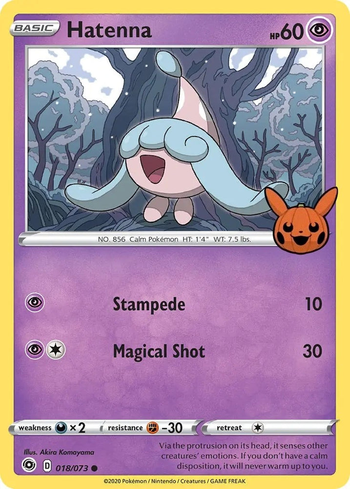 Image for Hatenna (018/073) [Trick or Trade BOOster Bundle]