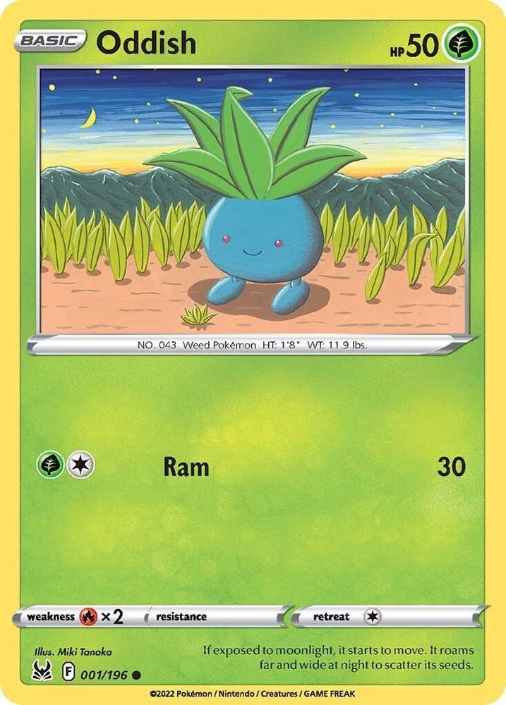 Image for Oddish (001/196) [SWSH11: Lost Origin]