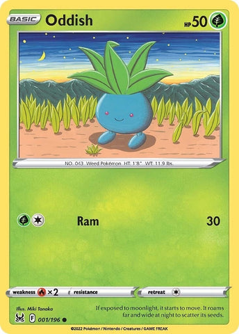 Image for Oddish (001/196) [SWSH11: Lost Origin]