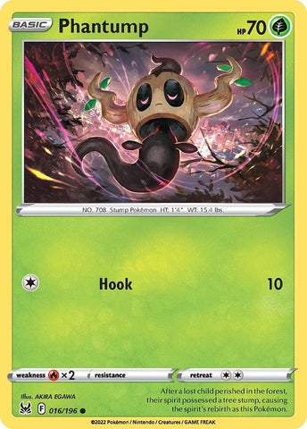 Image for Phantump (016/196) [SWSH11: Lost Origin]