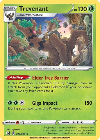 Image for Trevenant (017/196) - Pokemon