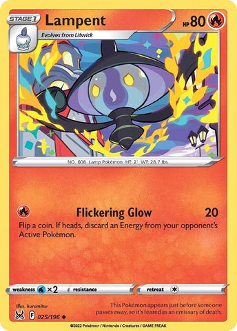 Image for Lampent (025/196) [SWSH11: Lost Origin]