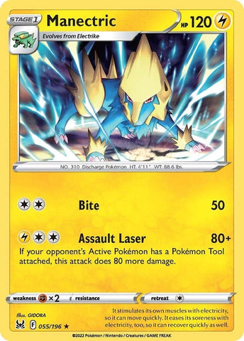 Image for Manectric (055/196) [SWSH11: Lost Origin]