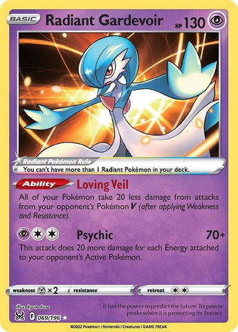 Image for Radiant Gardevoir (069/196) [SWSH11: Lost Origin]