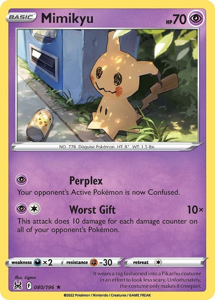 Image for Mimikyu (080/196) [SWSH11: Lost Origin]