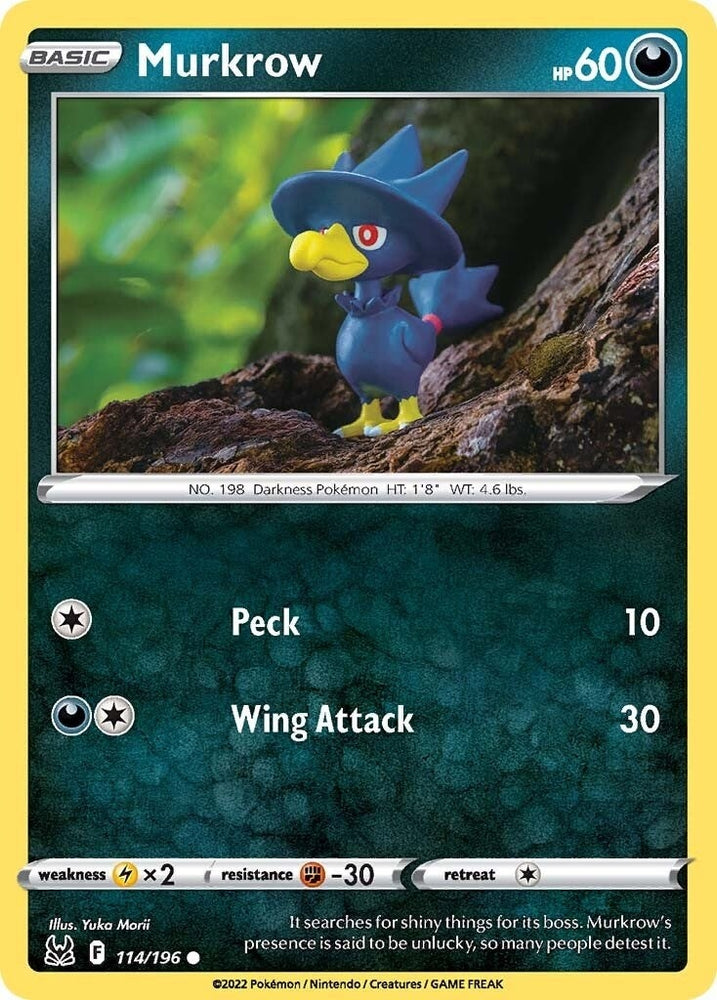 Image for Murkrow (114/196) [SWSH11: Lost Origin]