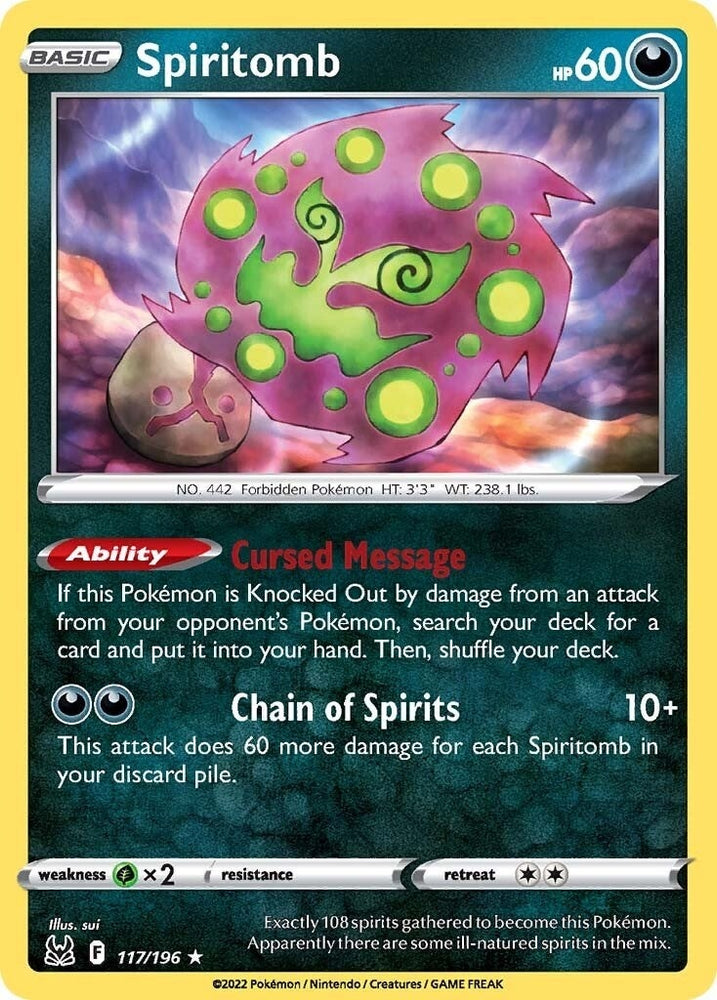 Image for Spiritomb (117/196) [SWSH11: Lost Origin]