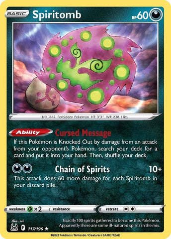 Image for Spiritomb (117/196) - Pokemon