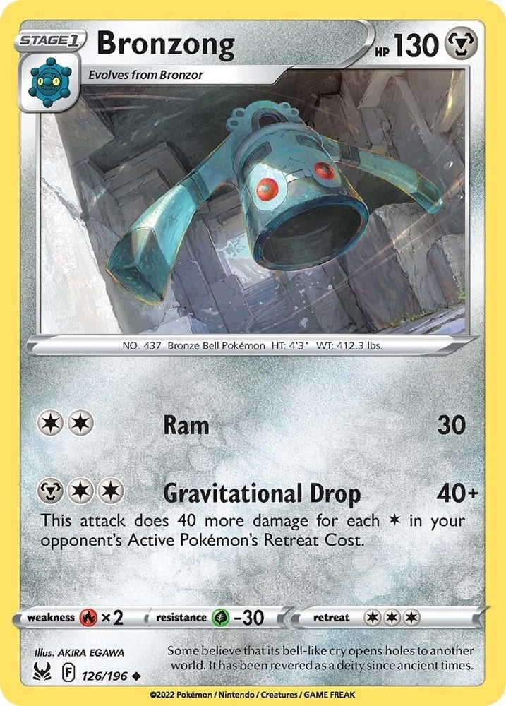 Image for Bronzong (126/196) [SWSH11: Lost Origin]