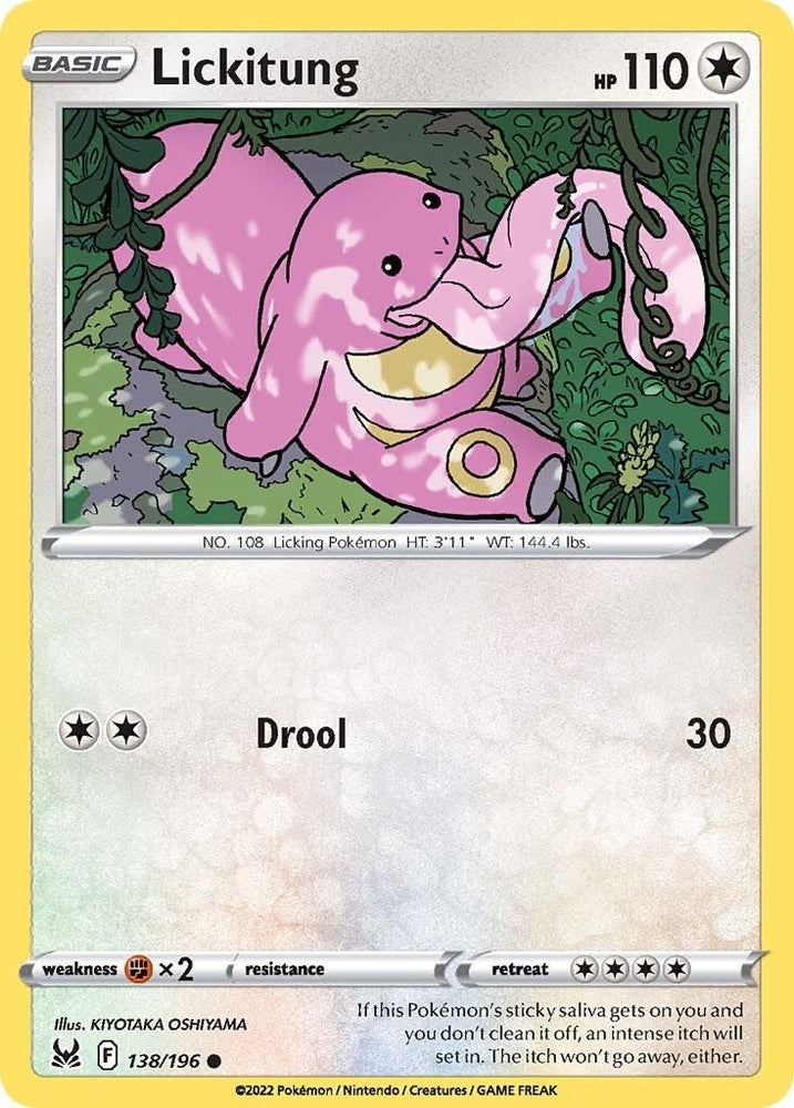 Image for Lickitung (138/196) [SWSH11: Lost Origin]