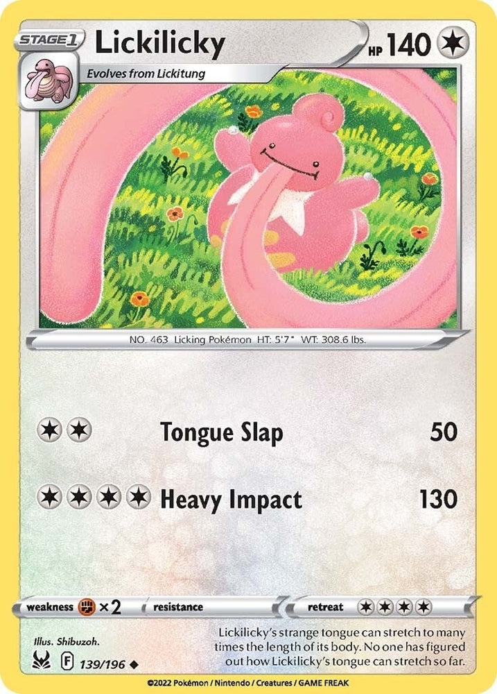 Image for Lickilicky (139/196) [SWSH11: Lost Origin]