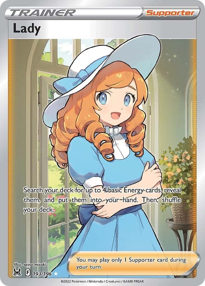 Image for Lady (Full Art) (193/196) [SWSH11: Lost Origin]