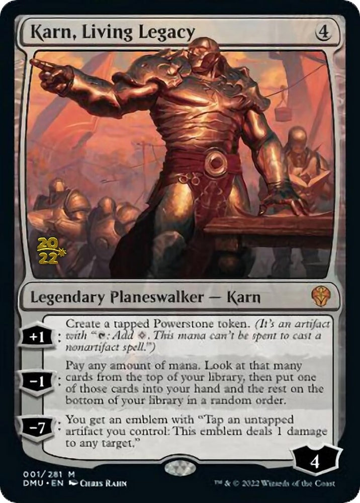Image for Karn, Living Legacy (1) [Prerelease Cards]