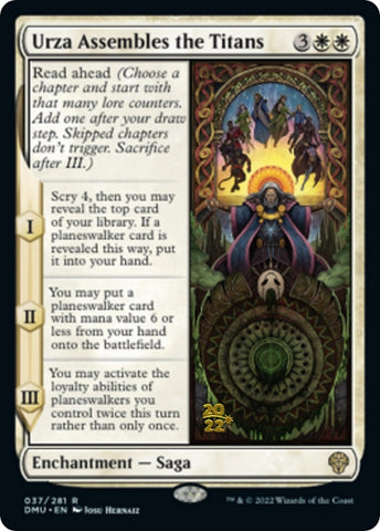 Image for Urza Assembles the Titans (37) [Prerelease Cards]
