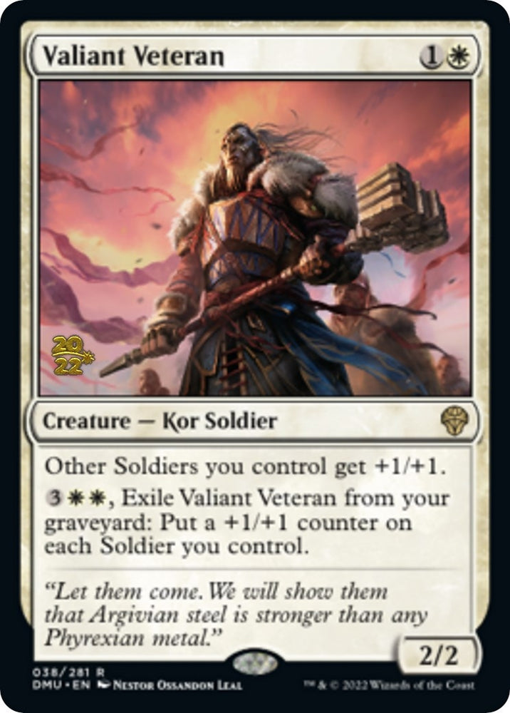 Image for Valiant Veteran (38) [Prerelease Cards]