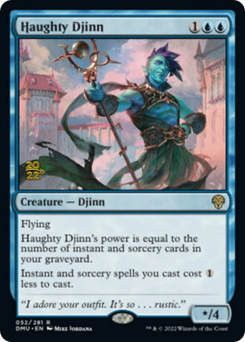 Image for Haughty Djinn (52) [Prerelease Cards]