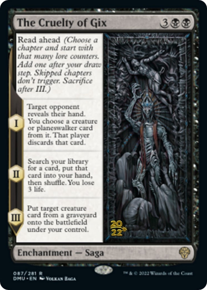 Image for The Cruelty of Gix (87) [Prerelease Cards]