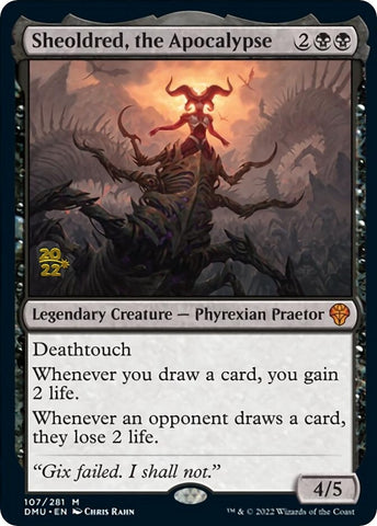 Image for Sheoldred, the Apocalypse (107) [Prerelease Cards]