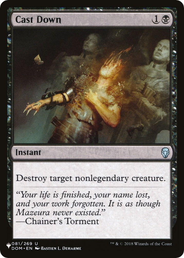 Image for Cast Down (DOM) (81) [The List Reprints]