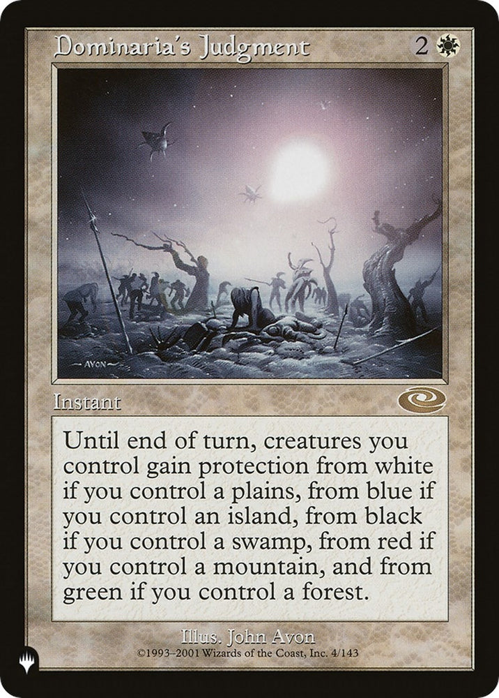 Image for Dominaria's Judgment (4) [The List Reprints]