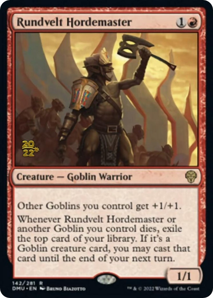 Image for Rundvelt Hordemaster (142) [Prerelease Cards]