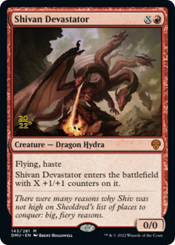 Image for Shivan Devastator (143) [Prerelease Cards]