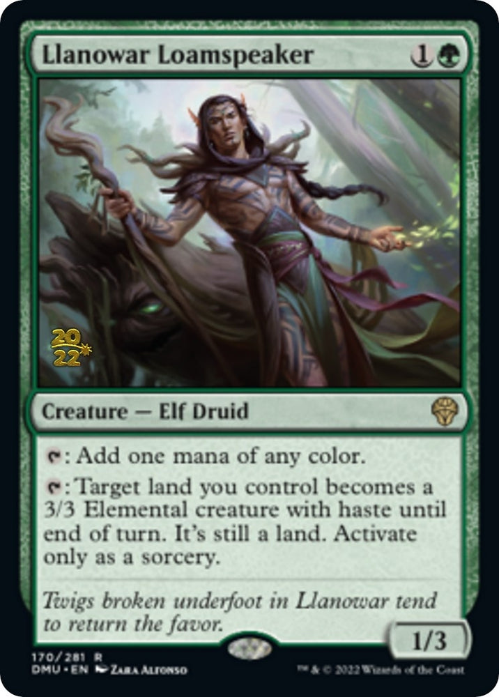 Image for Llanowar Loamspeaker (170) [Prerelease Cards]