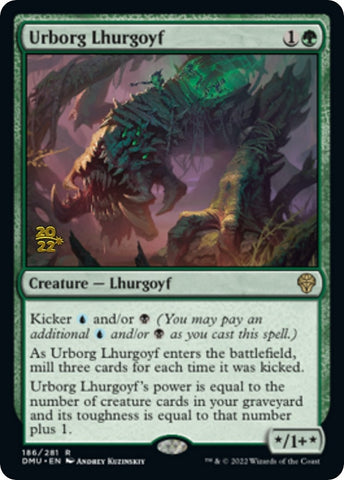 Image for Urborg Lhurgoyf (186) [Prerelease Cards]