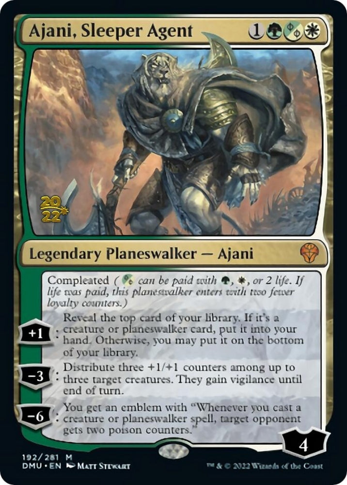 Image for Ajani, Sleeper Agent (192) [Prerelease Cards]