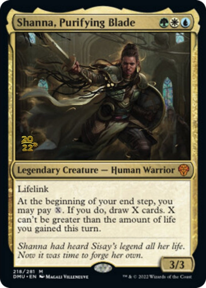 Image for Shanna, Purifying Blade (218) [Prerelease Cards]